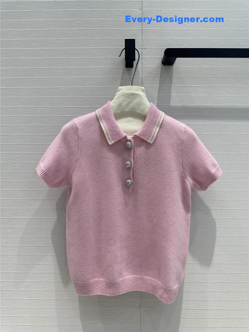 Va1e*ntin0 polo lead short -sleeved sweater replica clothing sites