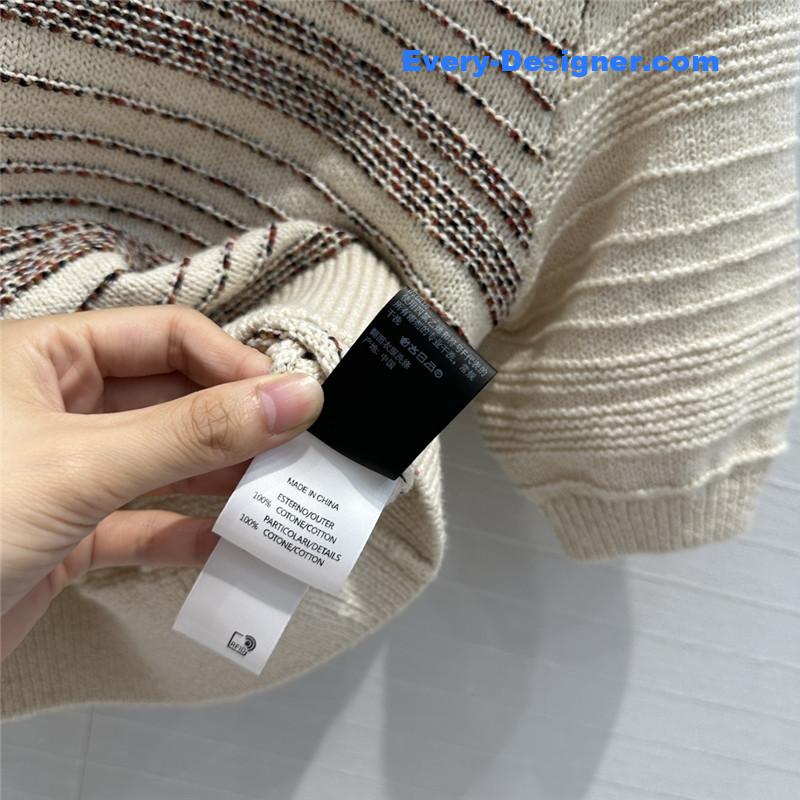 L0r0 P1ana texture short -sleeved sweater replica clothing