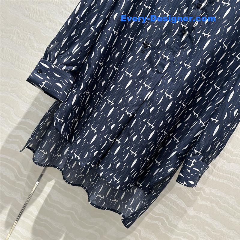 D10r letter element printing pattern shirt replica clother
