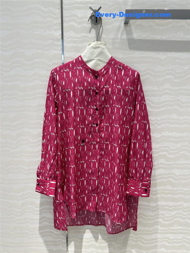 D10r letter element printing pattern shirt replica clother