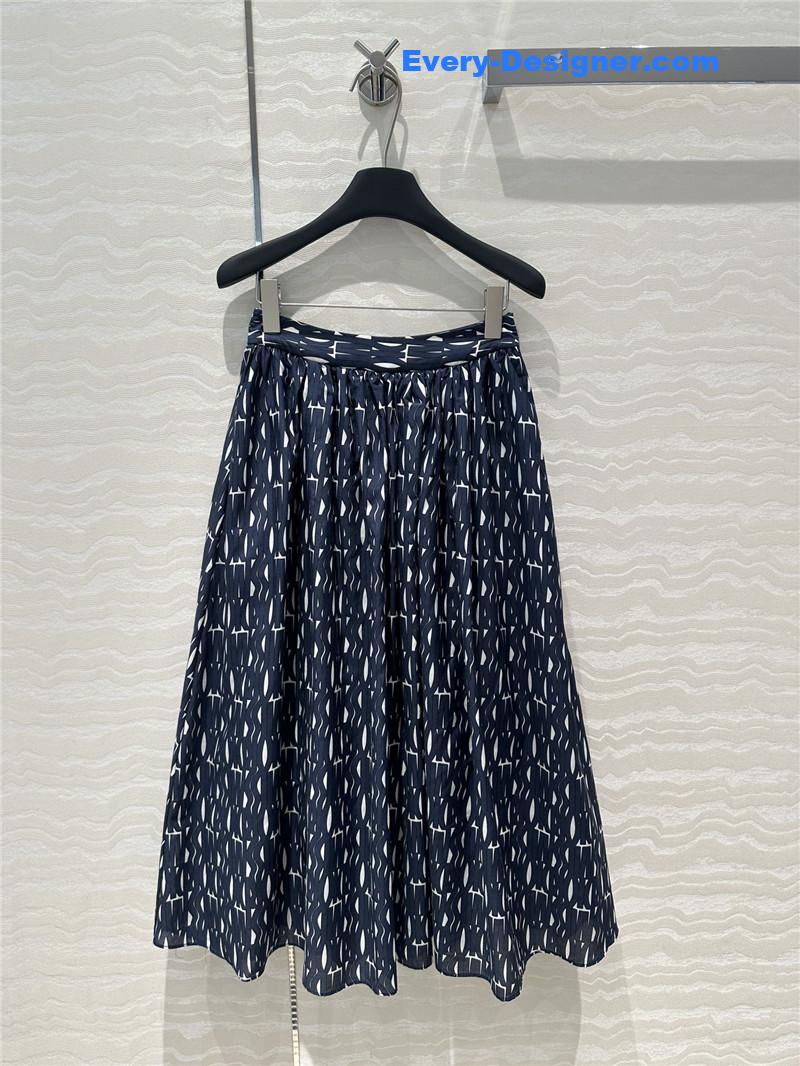 D10r letter element printing pattern long skirt replicas clother