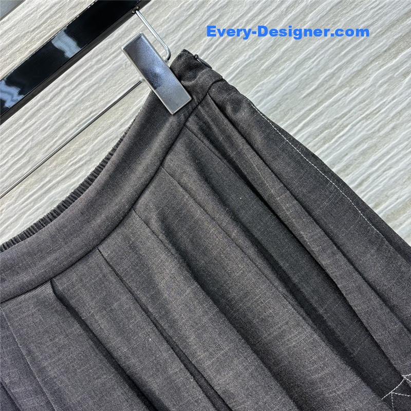 b0tt*ga Ven*ta a -line pleated skirt replica clothing sites