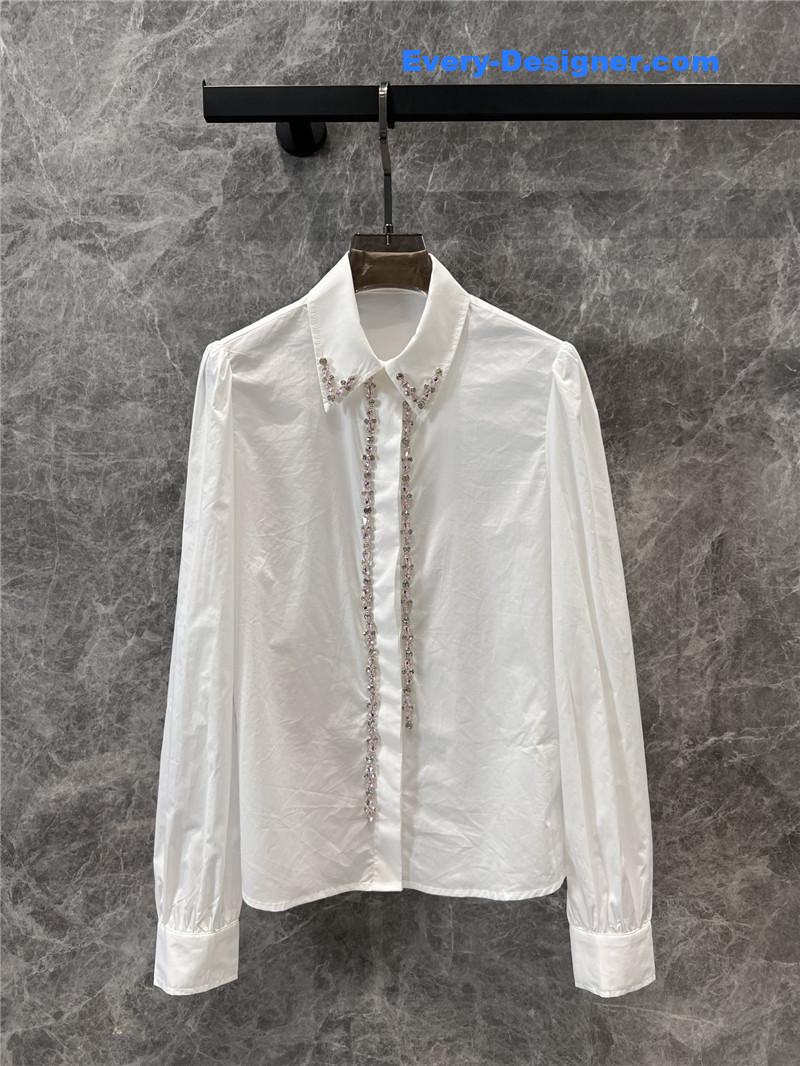 Ch**el long -sleeved shirt replica designer clother