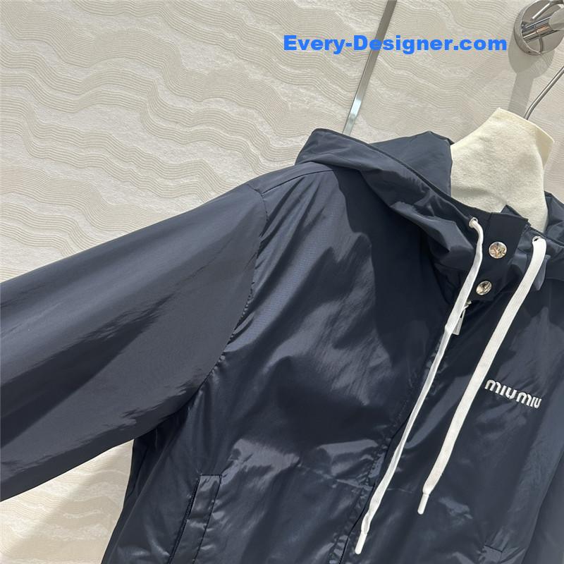 M1um1u zipper jacket chap replica designer clothes