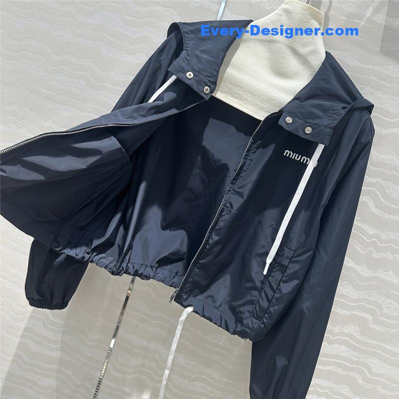 M1um1u zipper jacket chap replica designer clothes