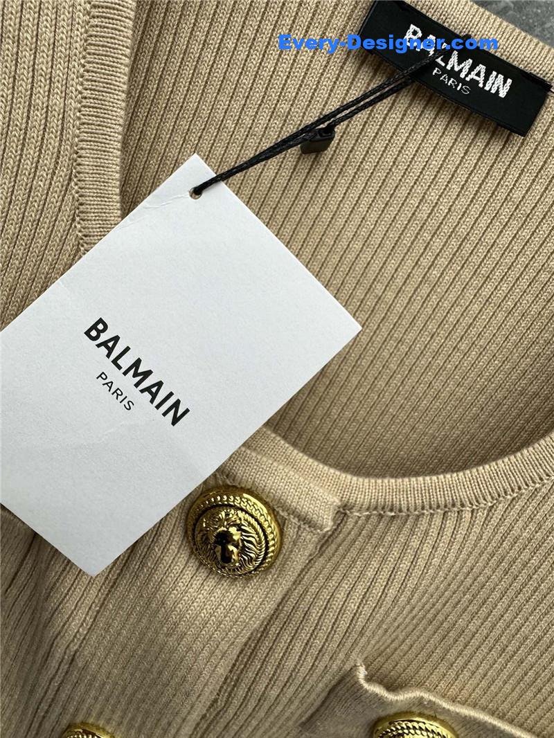 Balmain metal button knitted cardigan replicas clothes