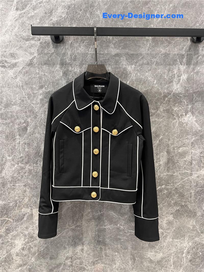Balmain lapel jacket replica d&g clothing
