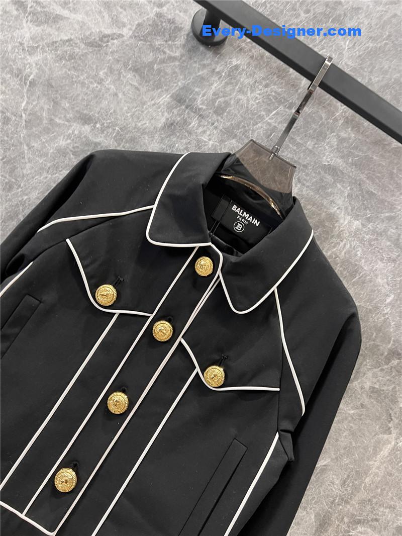 Balmain lapel jacket replica d&g clothing