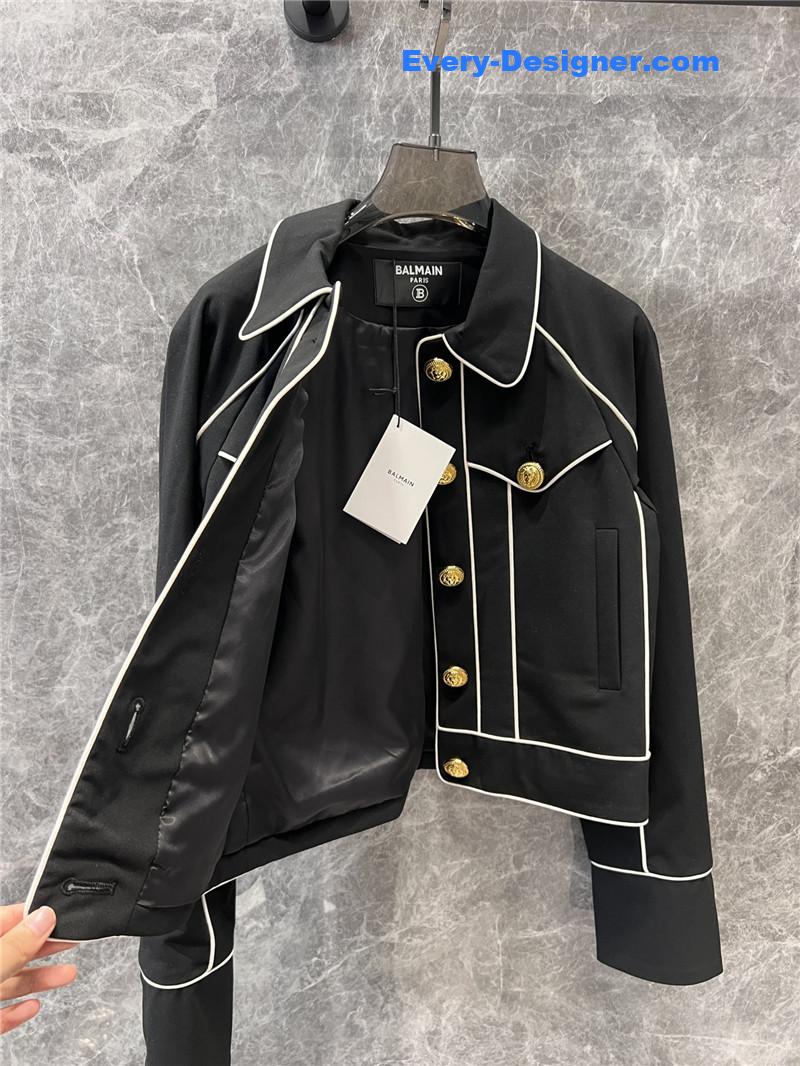 Balmain lapel jacket replica d&g clothing