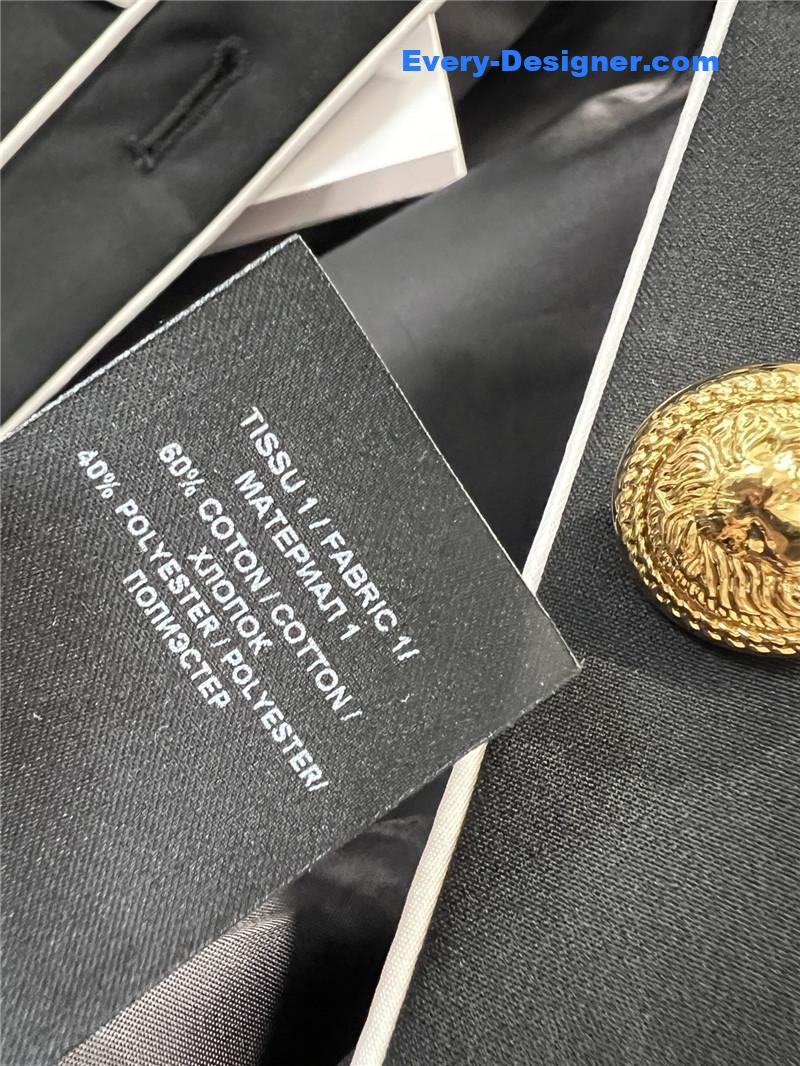 Balmain lapel jacket replica d&g clothing