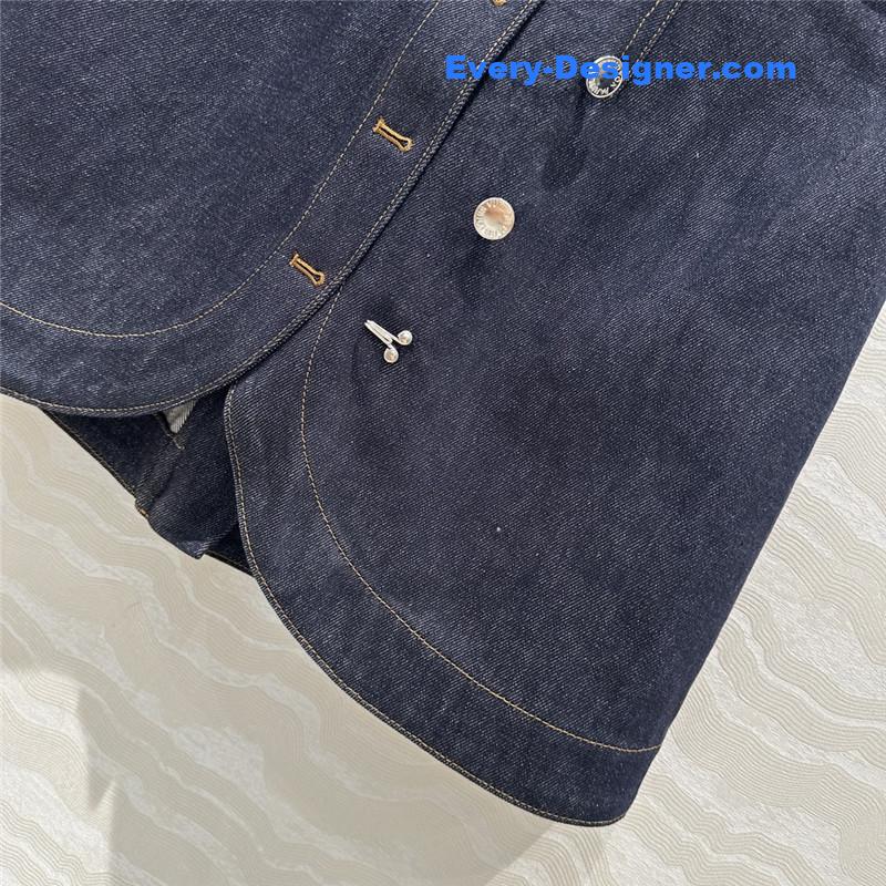 l0vis Vvtt0n lv vintage denim skirt replica clothing