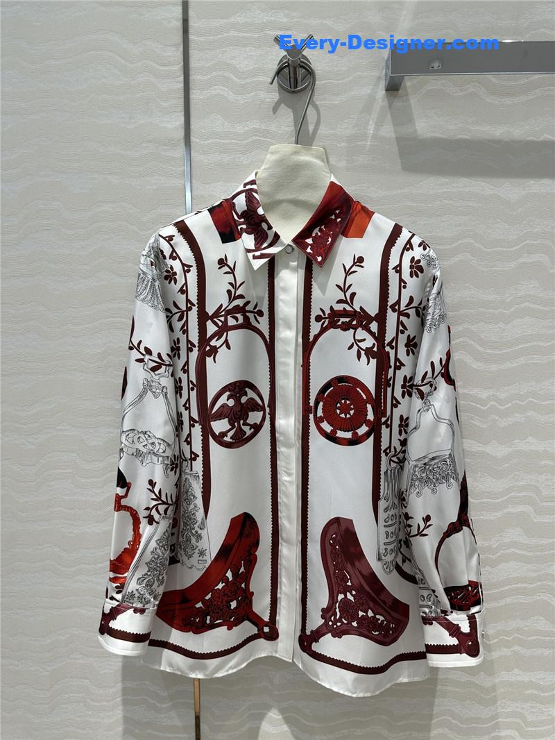H**me5 printed silk shirt replica clothing sites