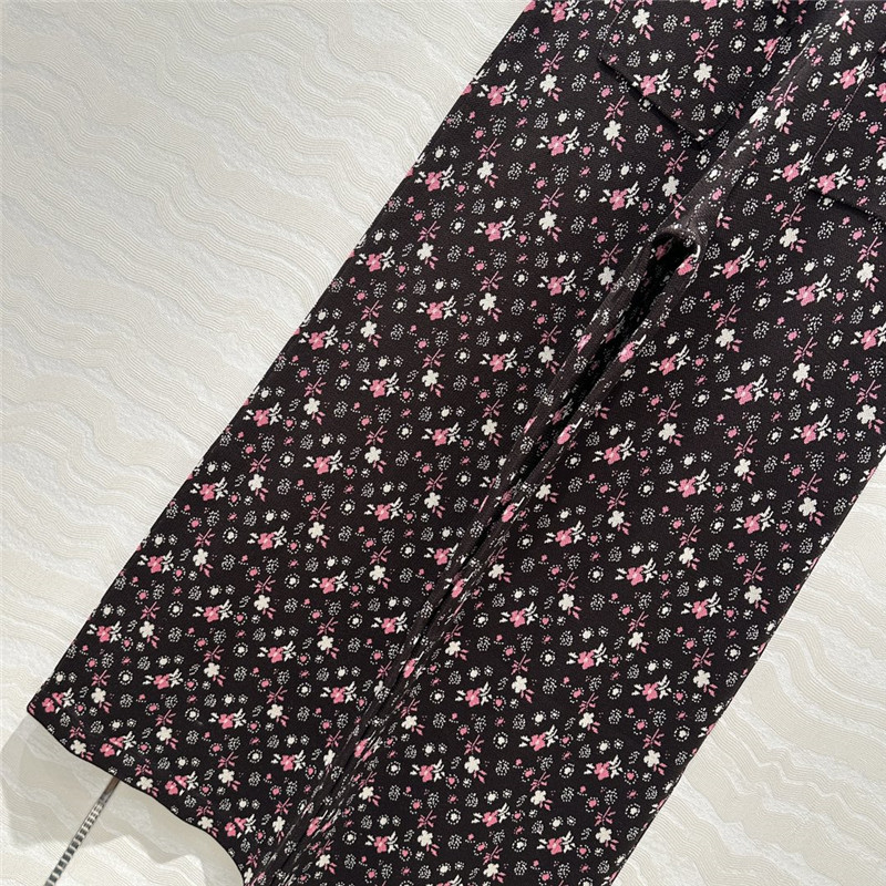 Ch**el glitter knit wide-leg straight pants replicas clothes