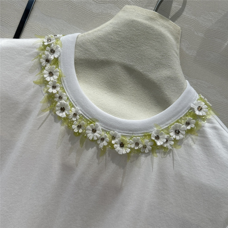 Va1e*ntin0 beaded short sleeve t-shirt replica clothing sites