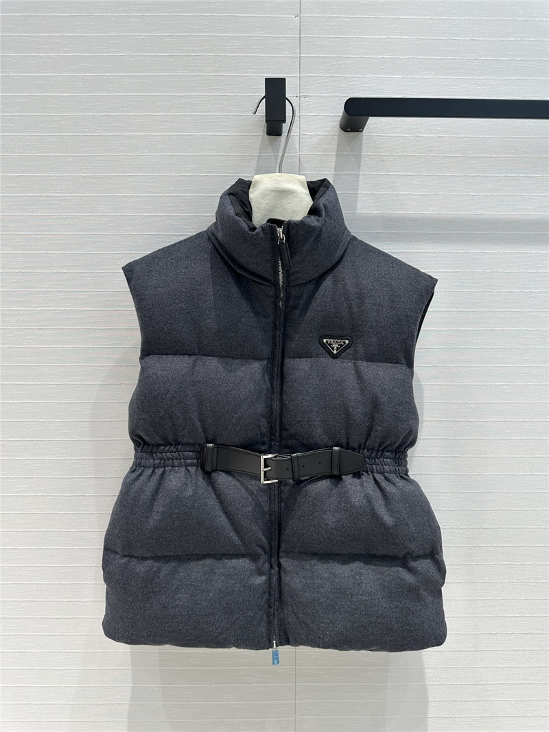 Pra*a wool down vest replica clothing sites