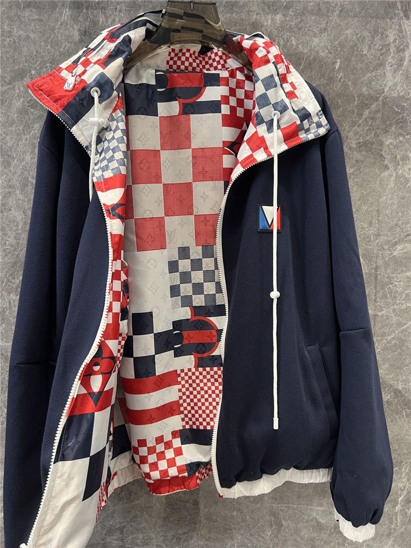 l0vis Vvtt0n lv double-sided windbreaker jacket replica clothes