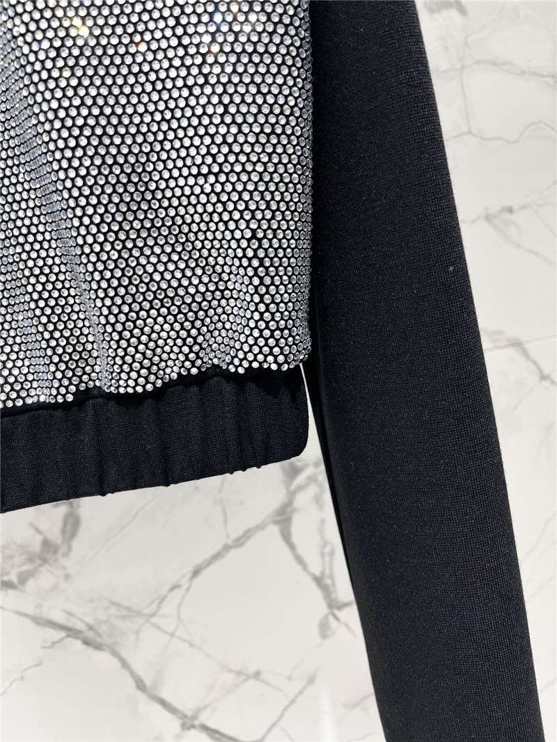 Balmain new rhinestone top replica d&g clothing