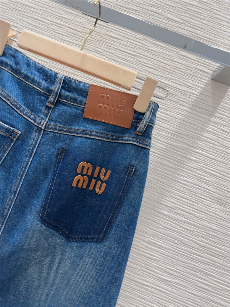 M1um1u denim skirt replica clothing sites