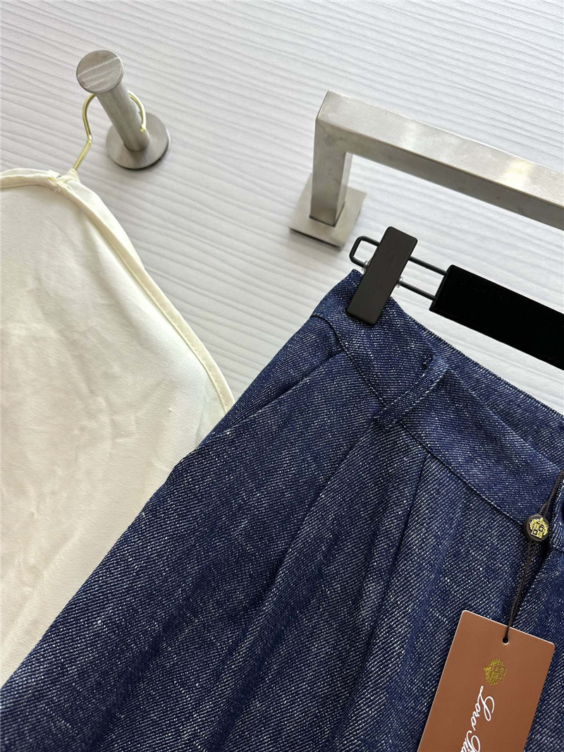 L0r0 P1ana linen wide-leg trousers replica clothing sites