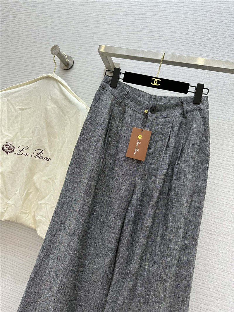 L0r0 P1ana linen wide-leg trousers replica clothing sites