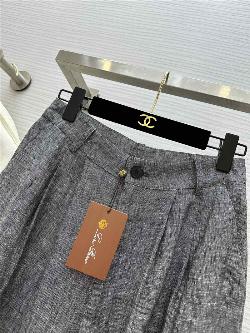 L0r0 P1ana linen wide-leg trousers replica clothing sites