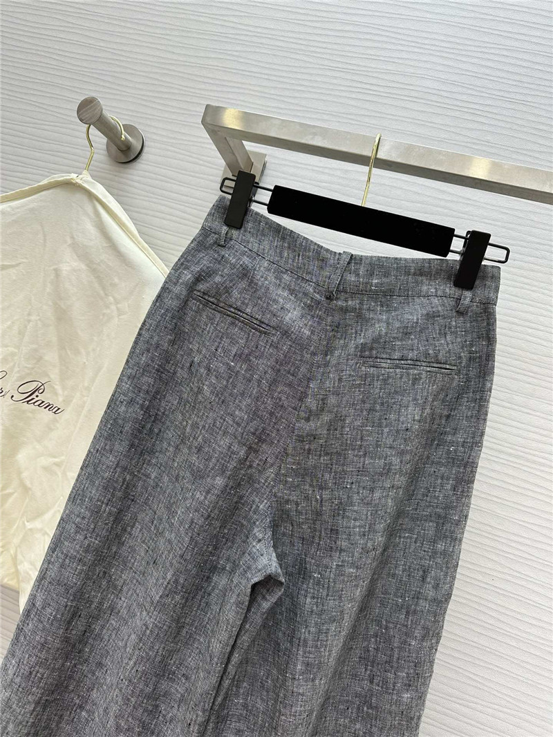 L0r0 P1ana linen wide-leg trousers replica clothing sites