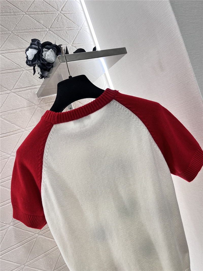 Ch**el knitted short-sleeved sweater replica clothing sites