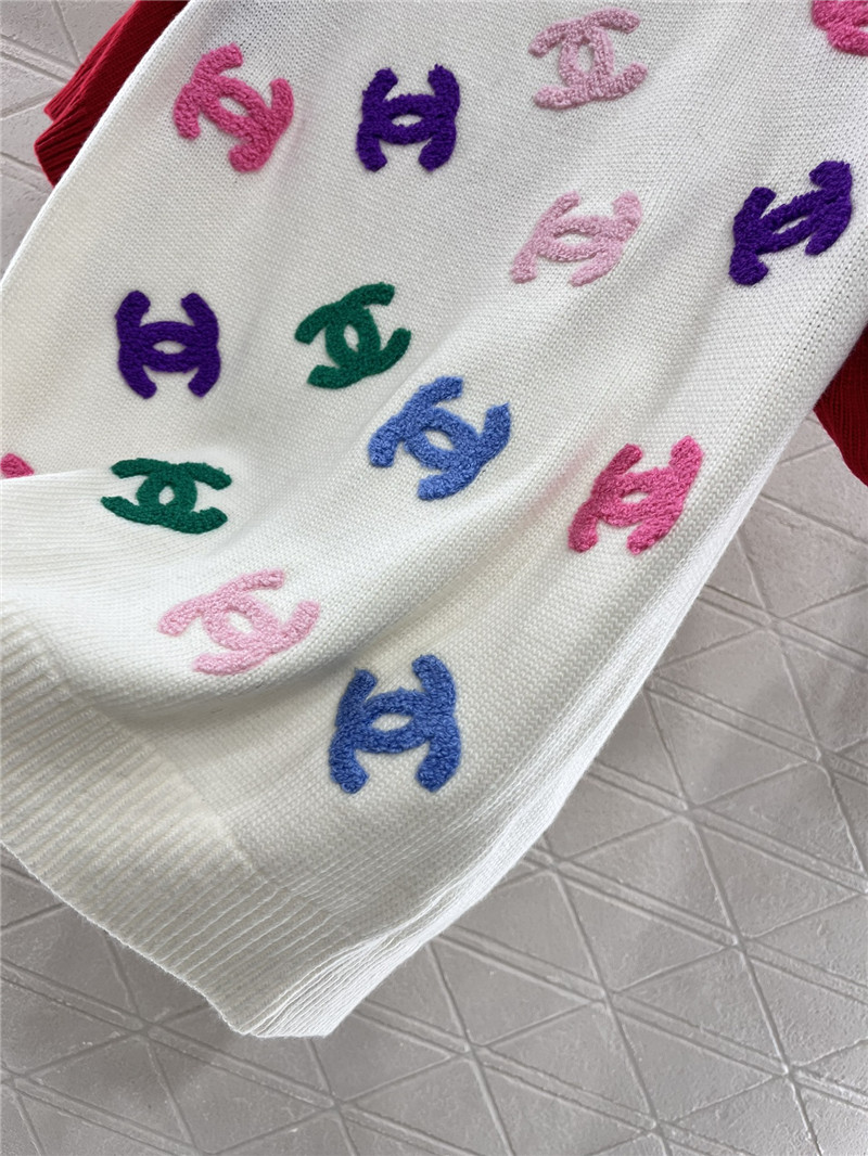 Ch**el knitted short-sleeved sweater replica clothing sites