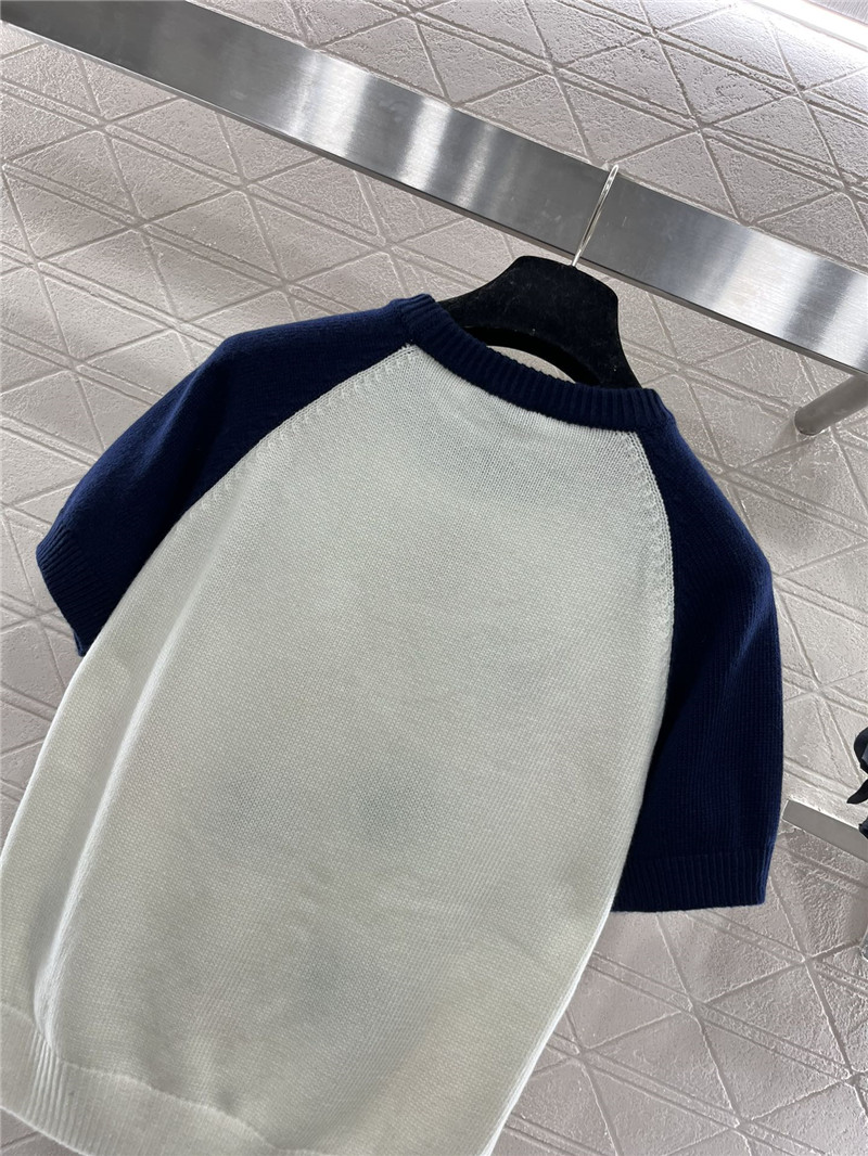 Ch**el knitted short-sleeved sweater replica clothing sites