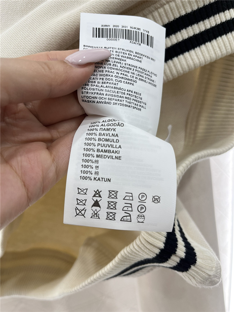 Pra*a round neck embroidered sweatshirt replica clothing sites