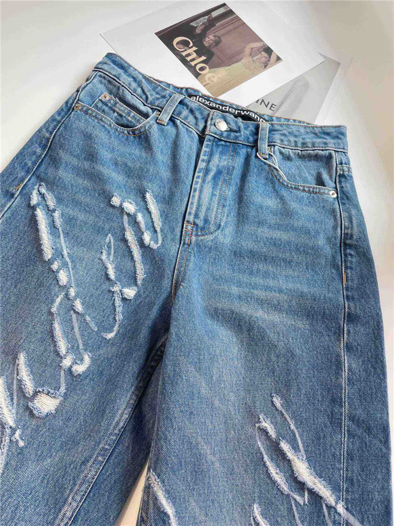 A1exa*der wang wide-leg jeans replicas clothes