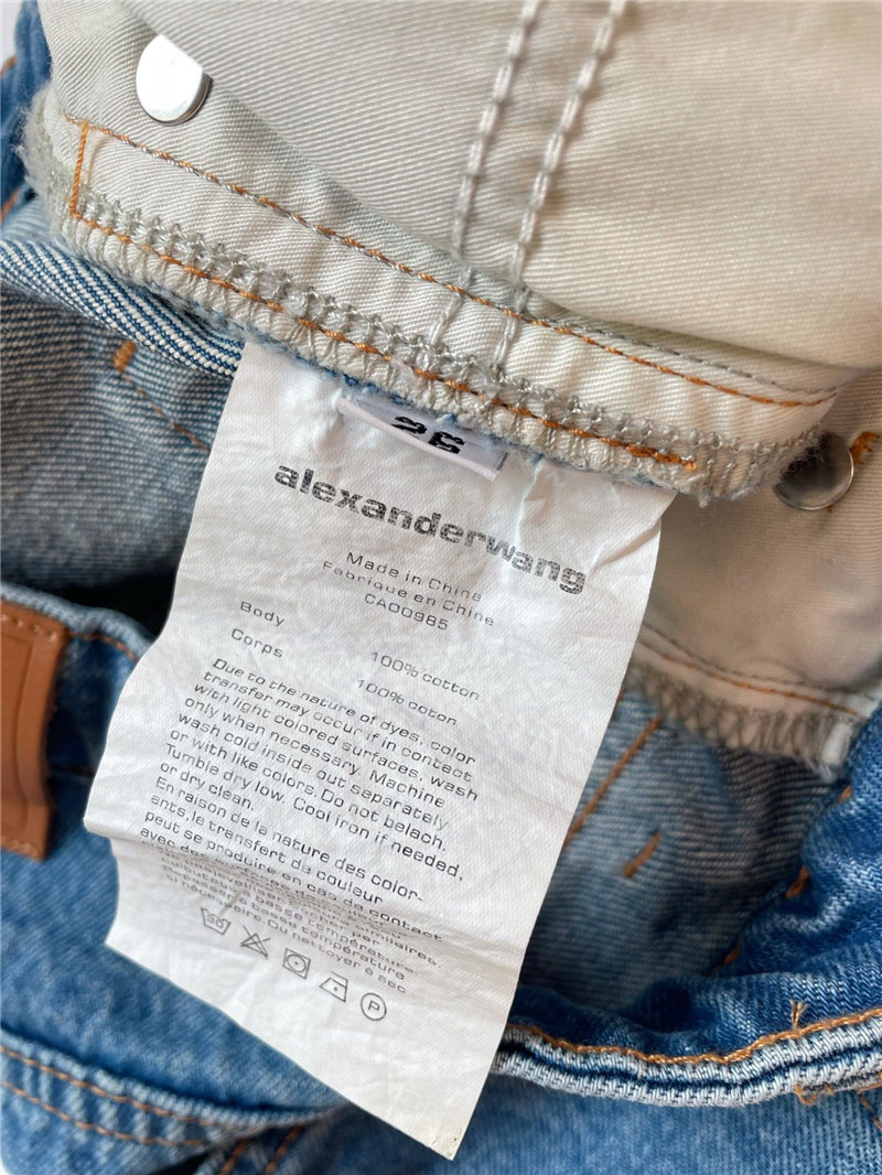 A1exa*der wang wide-leg jeans replicas clothes