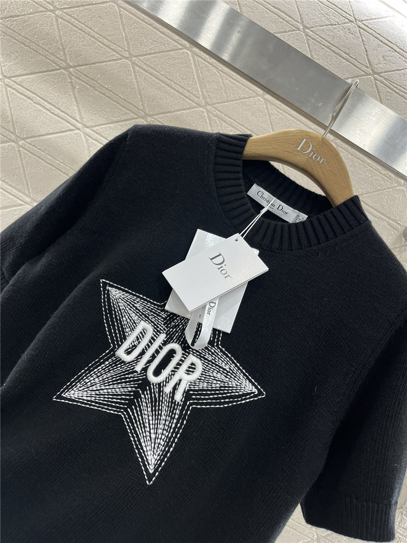 D10r D10ralps short-sleeved wool top black