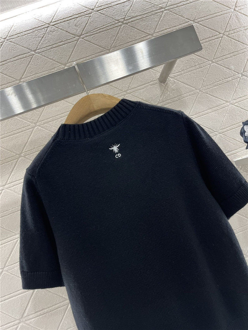 D10r D10ralps short-sleeved wool top black