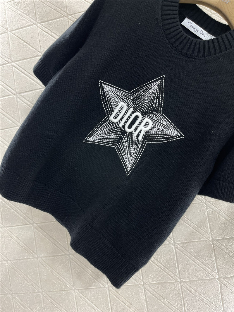 D10r D10ralps short-sleeved wool top black