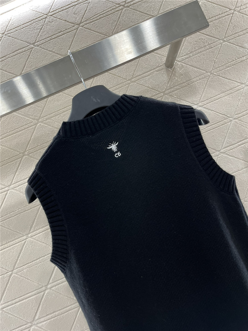 D10r D10ralps sleeveless wool top black