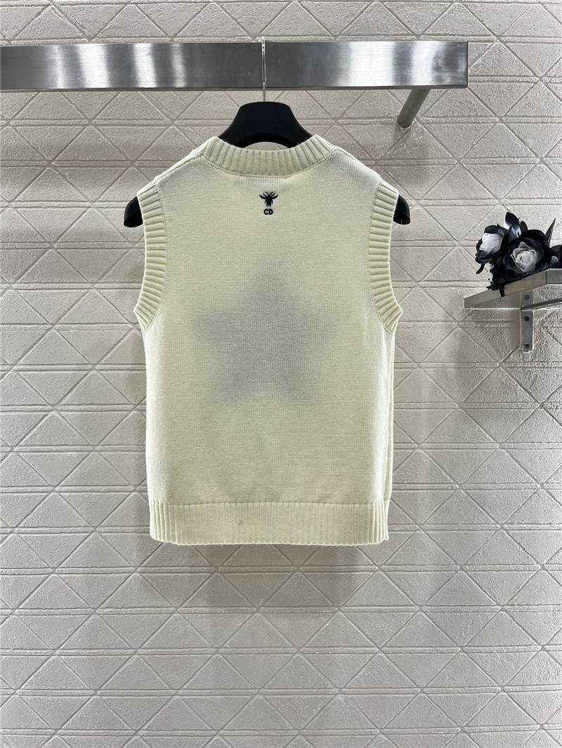 D10r D10ralps sleeveless wool top ivory