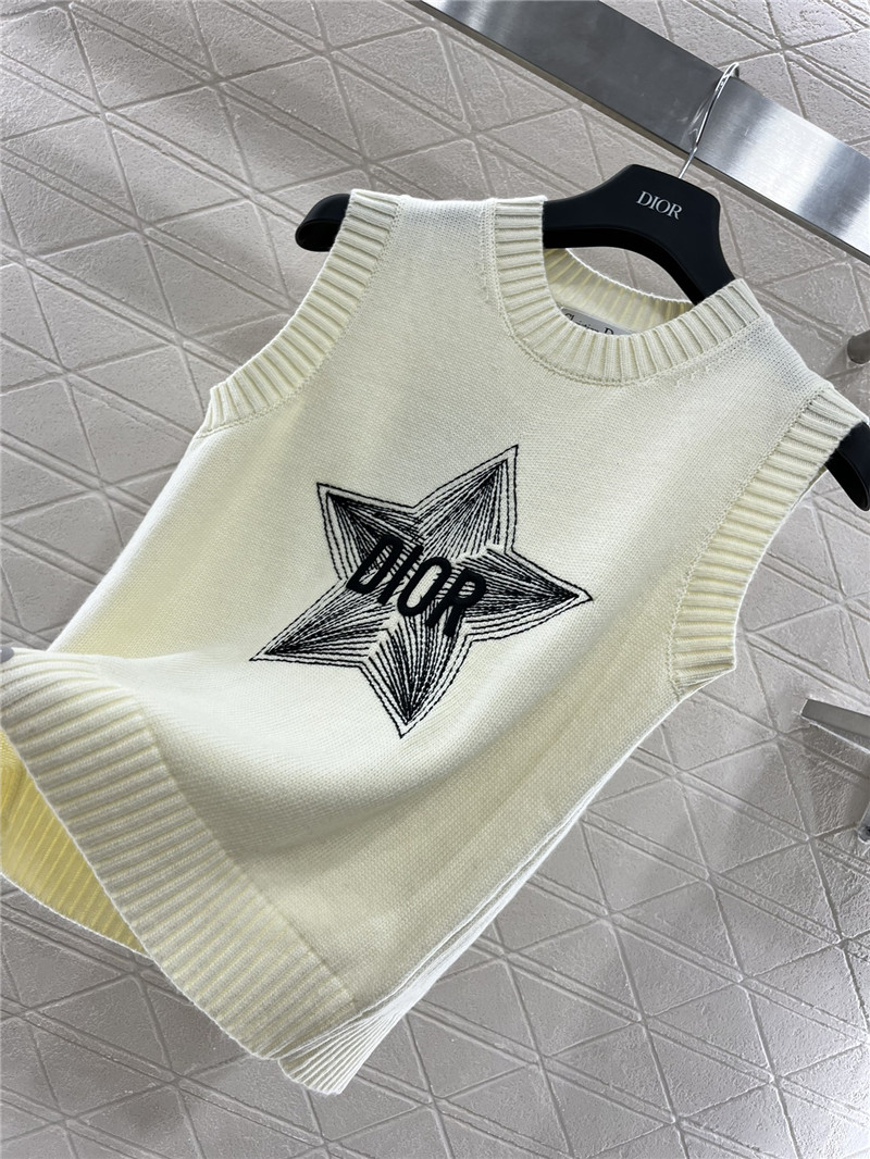 D10r D10ralps sleeveless wool top ivory