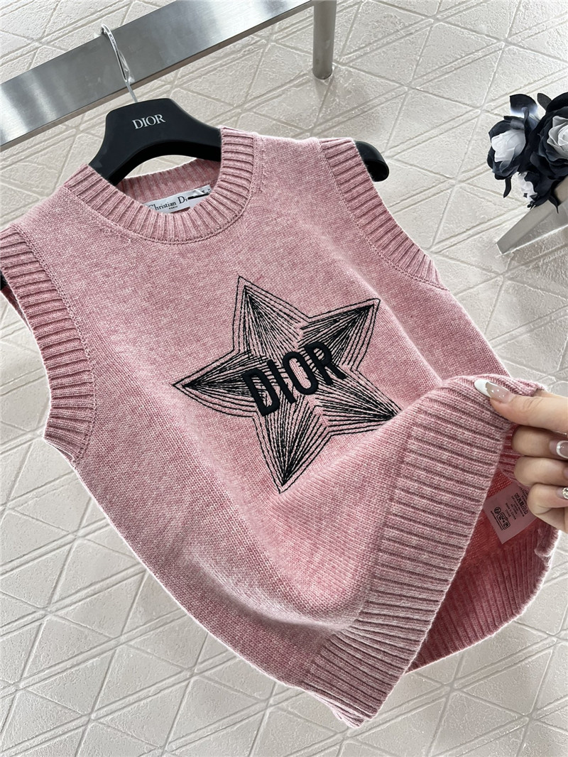 D10r D10ralps sleeveless wool top pink