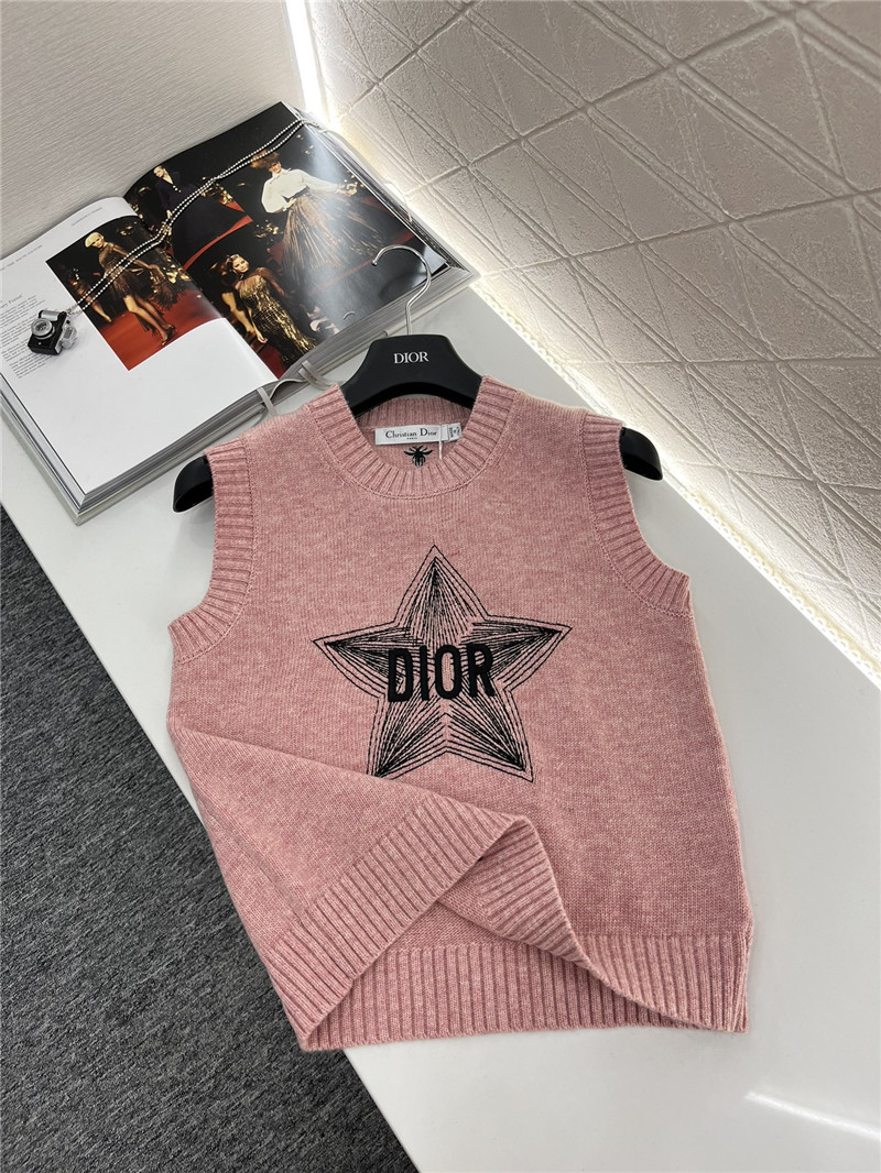 D10r D10ralps sleeveless wool top pink
