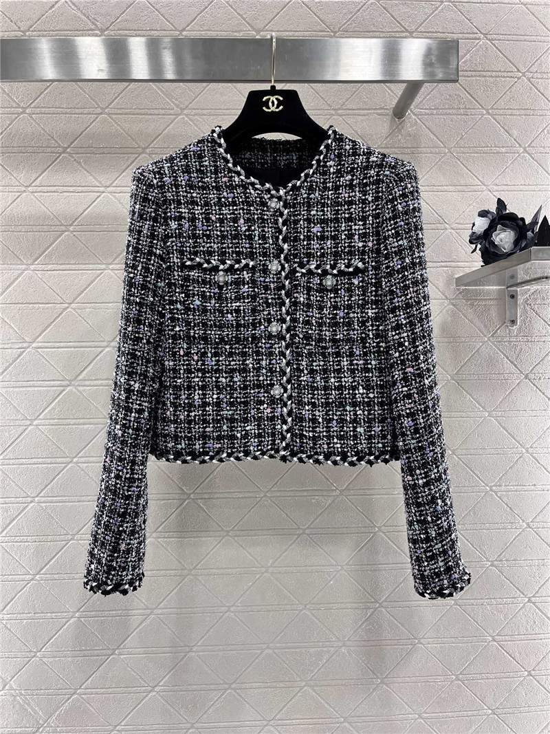 Ch**el woven short coat replica clothing sites