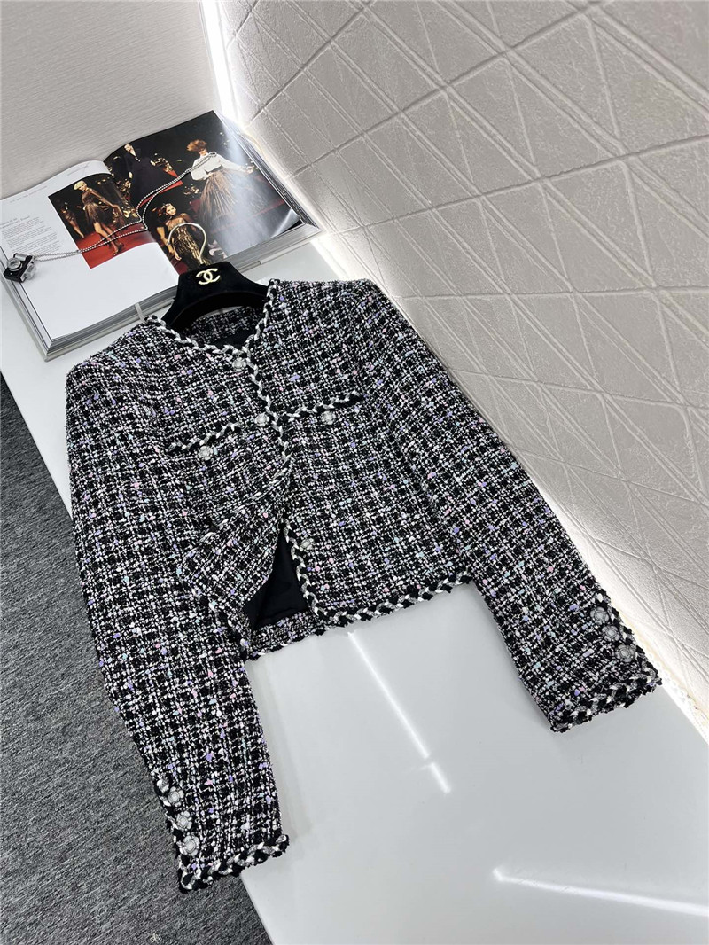 Ch**el woven short coat replica clothing sites