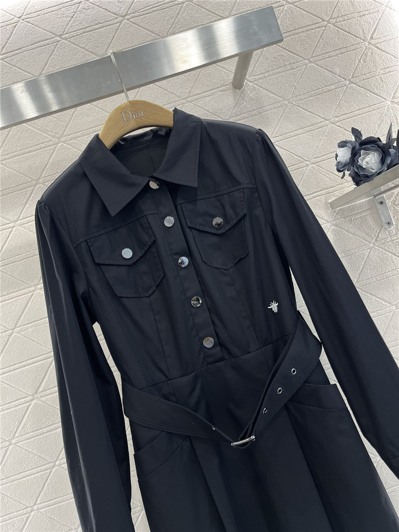 D10r long sleeve belt shirt dress replica d&g clothing