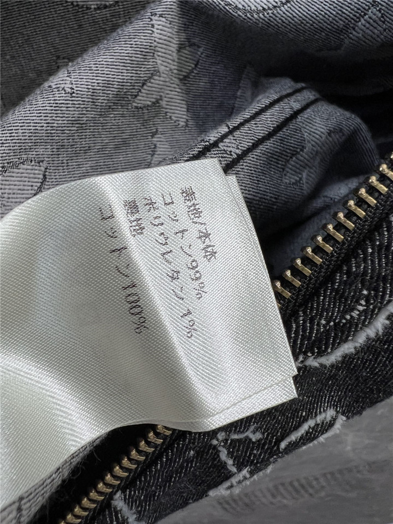 l0vis Vvtt0n lv logo jacquard denim jacket replicas clothes