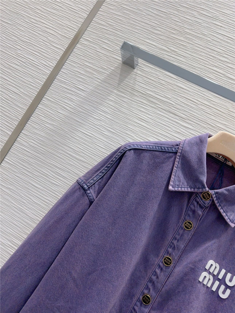 M1um1u denim jacket replica clothing sites