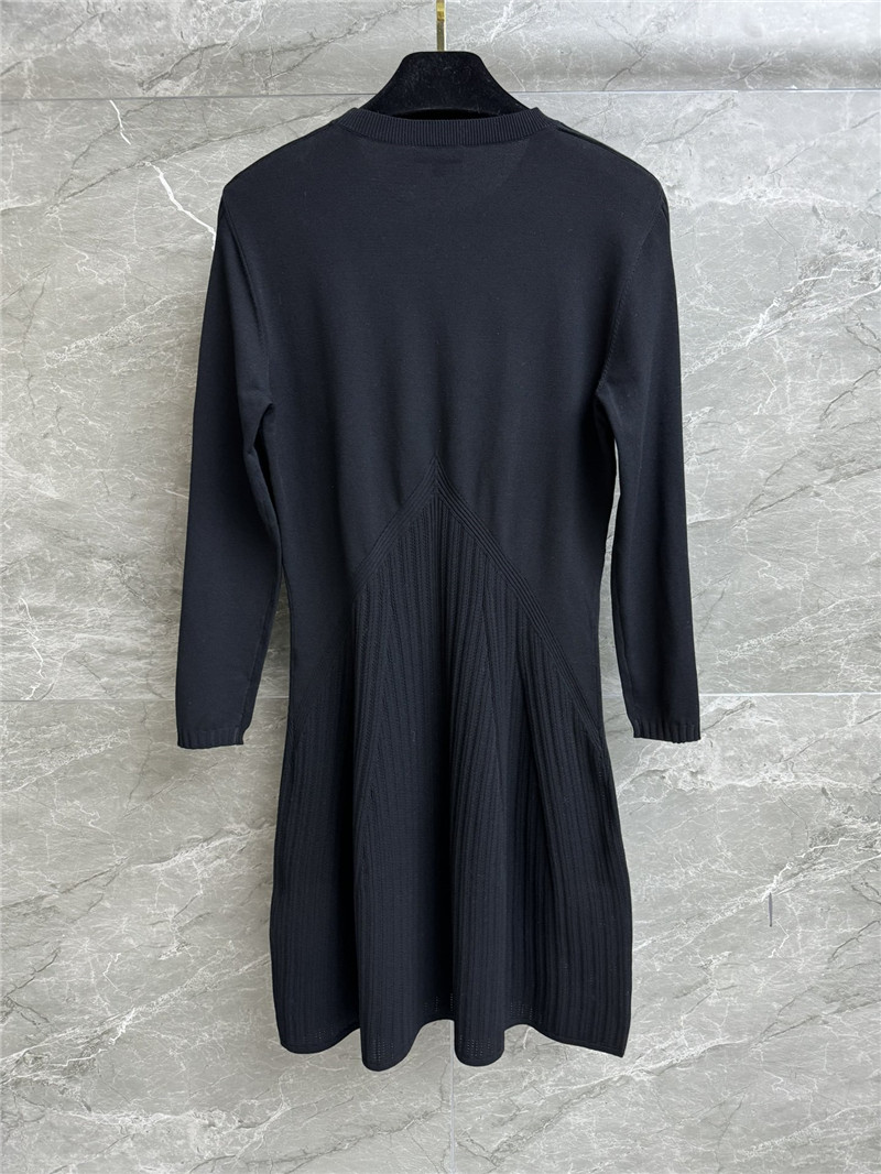 Ch**el double c knitted dress replica d&g clothing