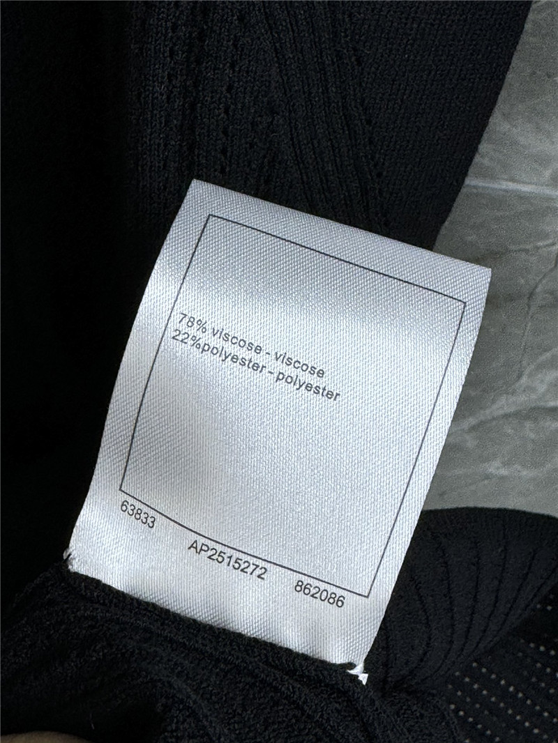 Ch**el double c knitted dress replica d&g clothing