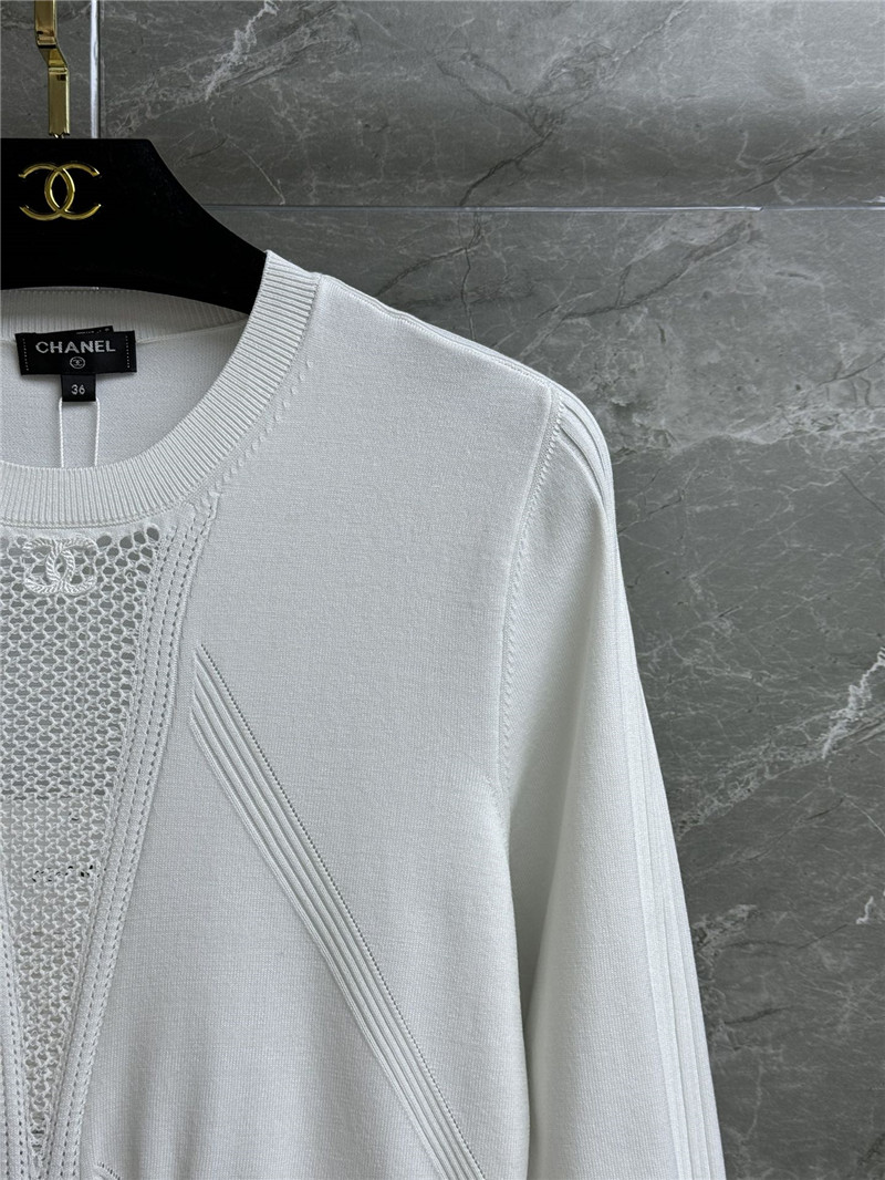 Ch**el double c knitted dress replica d&g clothing