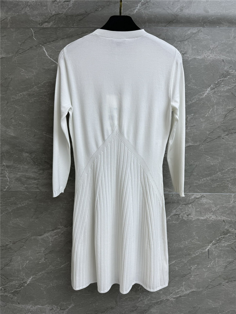 Ch**el double c knitted dress replica d&g clothing