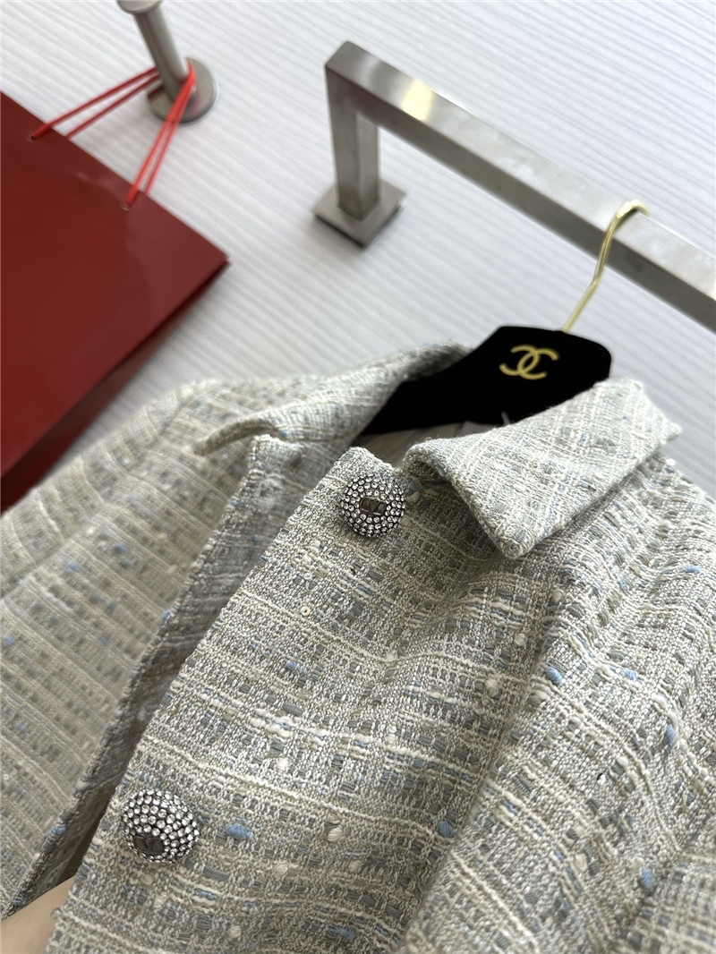 Va1e*ntin0 tweed lapel jacket cheap replica designer clothes
